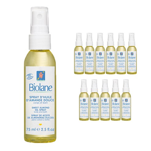 비올란 베이비 스위트 아몬드 오일 스프레이, 75ml, 12개