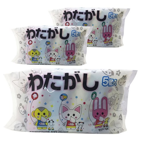 와다가시 솜사탕, 12g, 3개