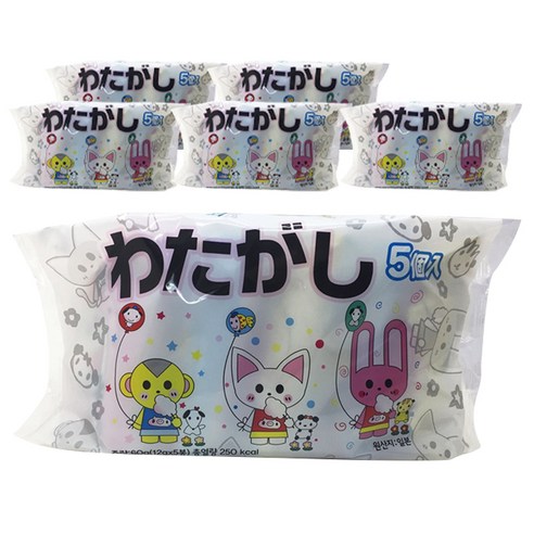 와다가시 솜사탕, 12g, 6개