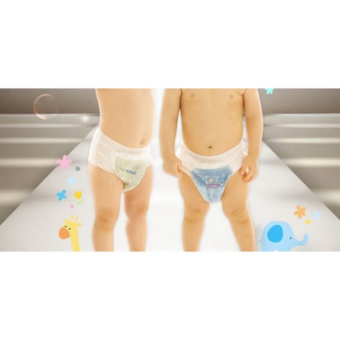 활동량 많은 아기도 꿀잠 자는 기저귀, 베피스 모션핏!