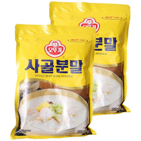 오뚜기 사골분말, 500g, 2개