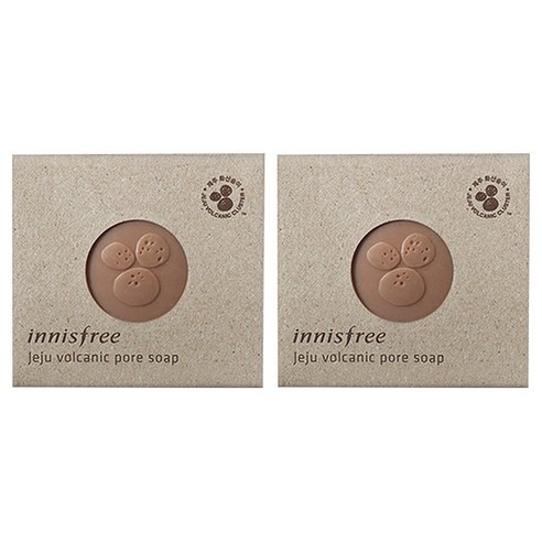 이니스프리 화산송이 모공비누, 100g, 2개