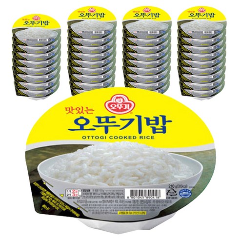 오뚜기 맛있는 오뚜기밥, 210g, 36개