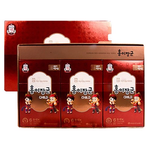 정관장 홍이장군 3단계 어린이홍삼, 600ml, 1개