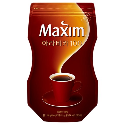 맥심 아라비카 100, 150g, 1개