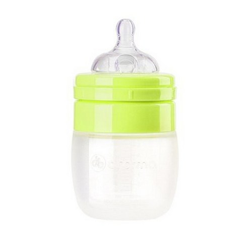 드라마 실리콘 젖병 200ml, 1단계(신생아이상), 라임, 1개