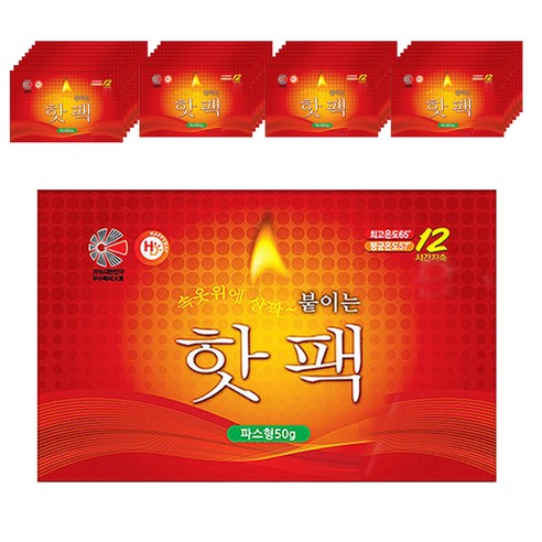 해피데이 붙이는 파스형 핫팩 50 g, 30개