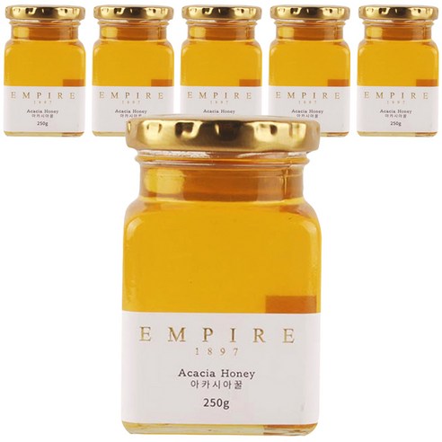 Empire 1897 아카시아꿀, 250g, 6개