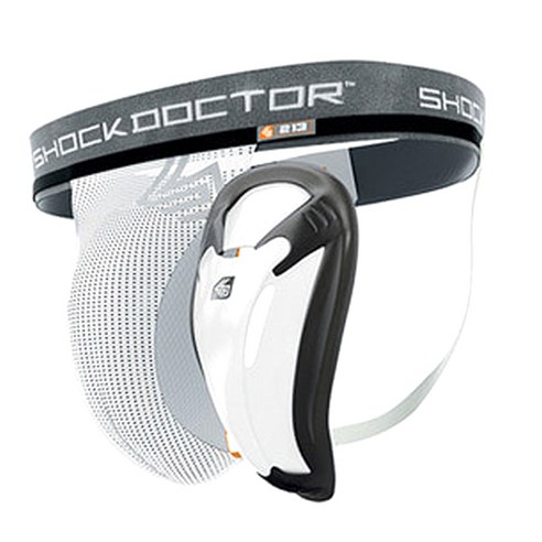 쇼크닥터 213 코어 서포터 + 바이오 플렉스 컵 낭심보호대, WHITE, 1개