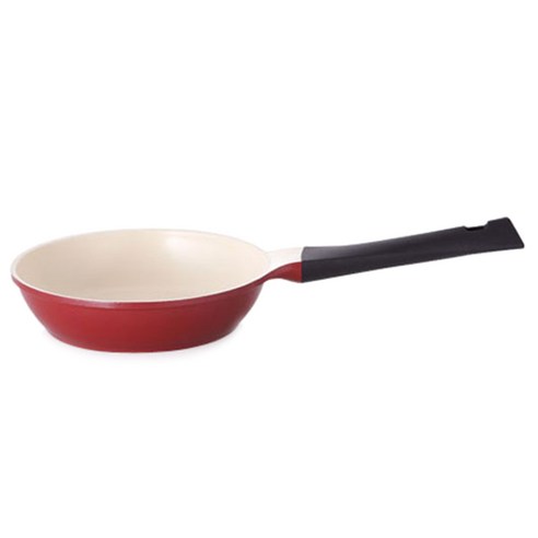 네오플램 에콜론 큐브 후라이팬 딥레드, 20cm, 1개