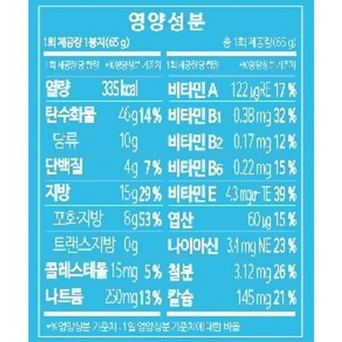 빙그레 뽀로로와친구들 플레인 크래커, 65g, 6개