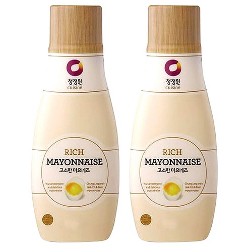 청정원 고소한 마요네즈, 800g, 2개