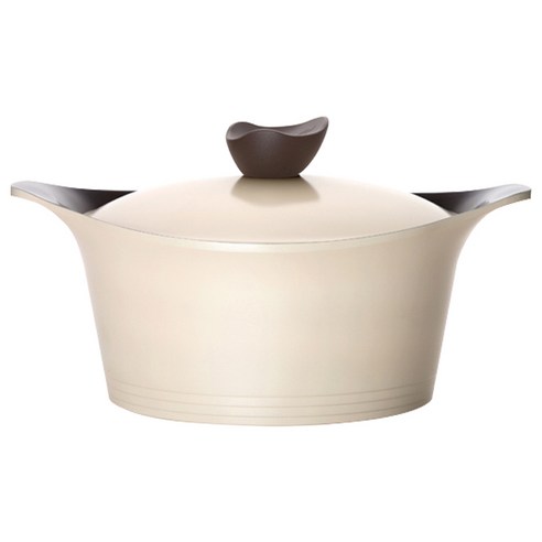 네오플램 에콜론 애니 양수냄비, 24cm, 아이보리
