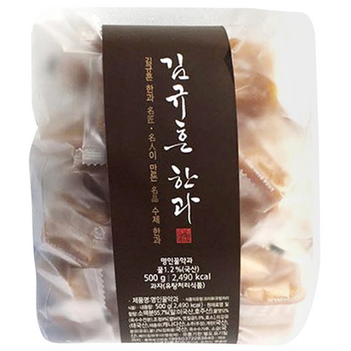 개성주악 김규흔 한과 수제 명인 꿀약과, 320g, 1개  Best 5