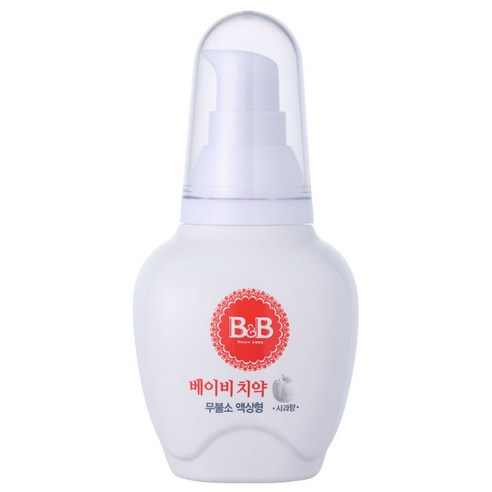비앤비 베이비 치약 액상형 사과맛, 80g, 1개