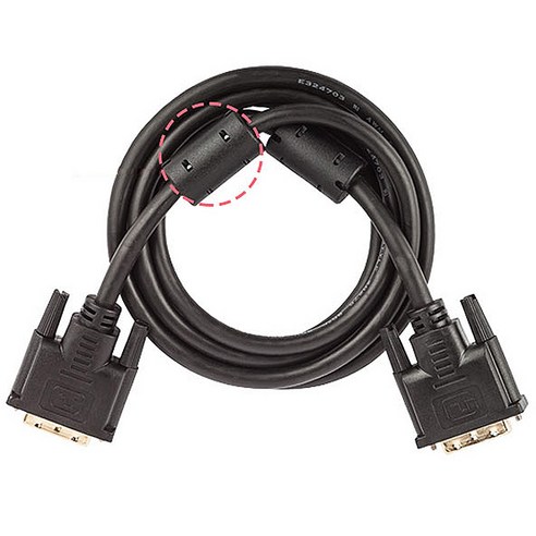  라인업시스템 DVI-D 듀얼 케이블 M/M LS-DVI25M, 1개, 1.8m 