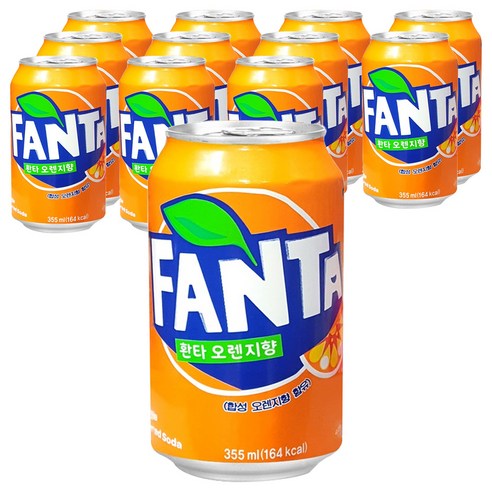 환타 오렌지, 345ml, 12개
