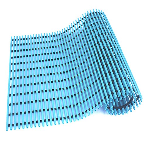 월광매트 고급형 미끄럼방지 매트 120 x 100 cm, 하늘색, 1개