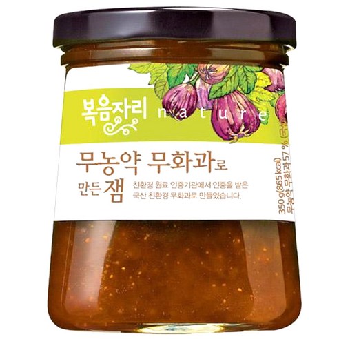 복음자리 무농약 무화과로 만든 잼, 350g, 1개