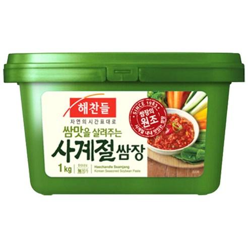 CJ/제일제당/해찬들 사계절쌈장 1kg-1개, 1kg, 1개