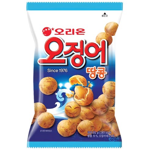 오리온 오징어 땅콩, 202g, 1개