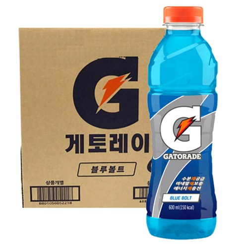 게토레이 블루볼트 펫, 600ml, 6개입