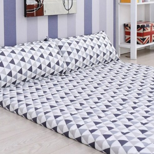 베드넷퍼니쳐 라텍스 매트 커버 SS (110 x 200 x 7.5cm) 북유럽네이비