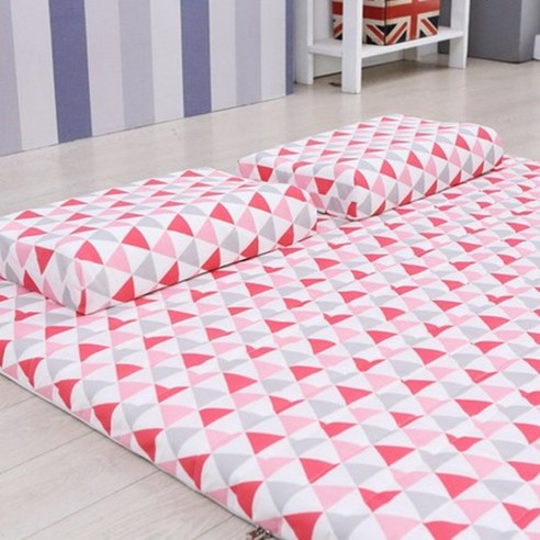 베드넷퍼니쳐 라텍스 매트 커버 SS (110 x 200 x 3cm) 북유럽핑크