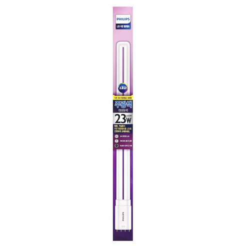 필립스 LED 이관 형광램프 23W 안정기호환 55W 대체형 LED PLL HF 23W, 주광색, 1개