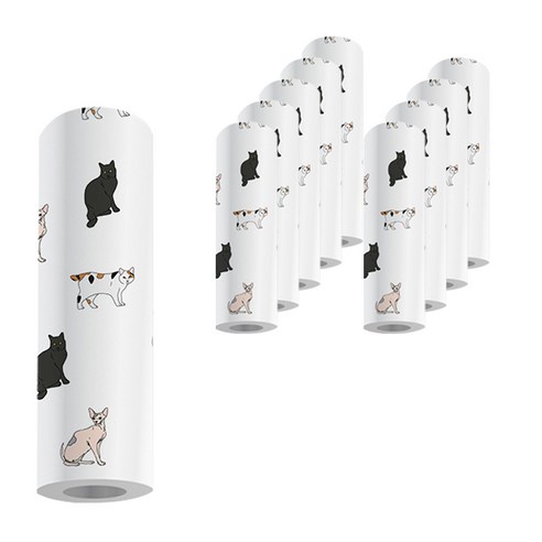나노씨엔티 랩핑포장지 297 x 420 mm, 길고양이, 10개입