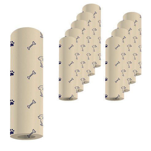 나노씨엔티 랩핑포장지 297 x 420 mm, 멍멍이, 10개입