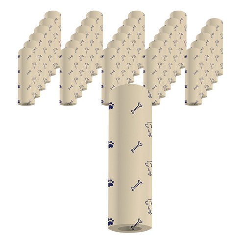 나노씨엔티 랩핑포장지 297 x 420 mm, 멍멍이, 30개입