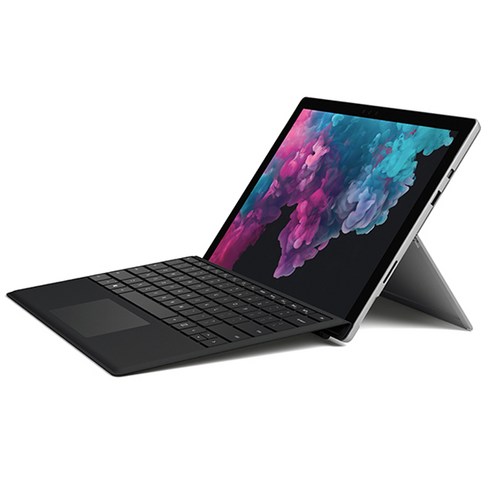 마이크로소프트 서피스 프로6 노트북 KJT-00010 (8세대 i5 31.24cm WIN10), 256GB, 8GB, 플래티늄(블랙타입커버 패키지)