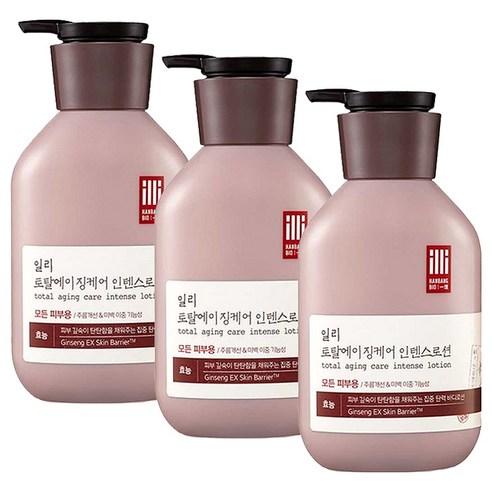 일리윤 토탈에이징케어 인텐스로션, 350ml, 3개