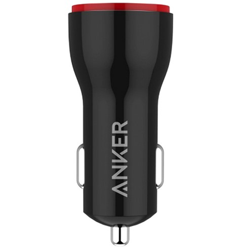 앤커 퀵차지 3.0 급속 차량용 충전기, A2210011, 블랙