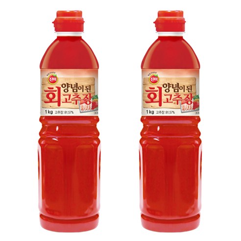 진미 양념이된회고추장, 2개, 1kg