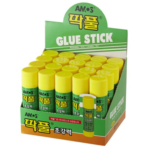 아모스 초강력 딱풀, 25g, 20개입