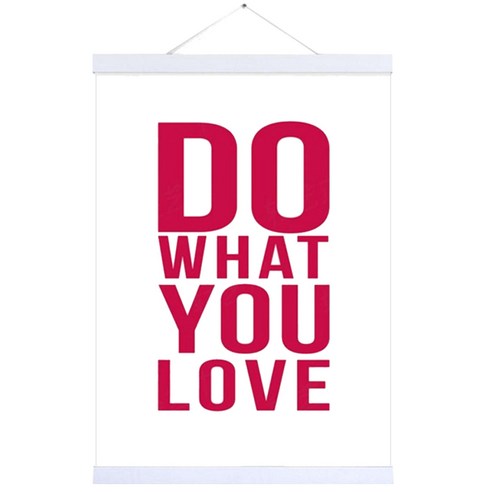 인테리어포스터1 do want you love, 레드