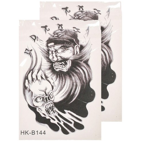 데일리나라 대형 타투스티커, HK144, 2개입