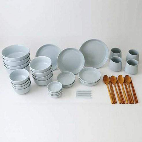 에라토 모노 4인 홈식기세트 39p T-97A90, 블루, 12종