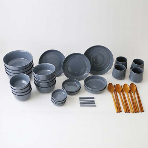 에라토 모노 4인 홈식기세트 39p T-97A90, 그레이, 12종