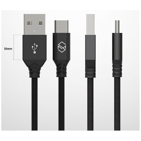 신지모루 더치패브릭 USB C타입 고속충전 케이블: 안드로이드 기기용 내구성 있는 고속 충전 및 데이터 전송