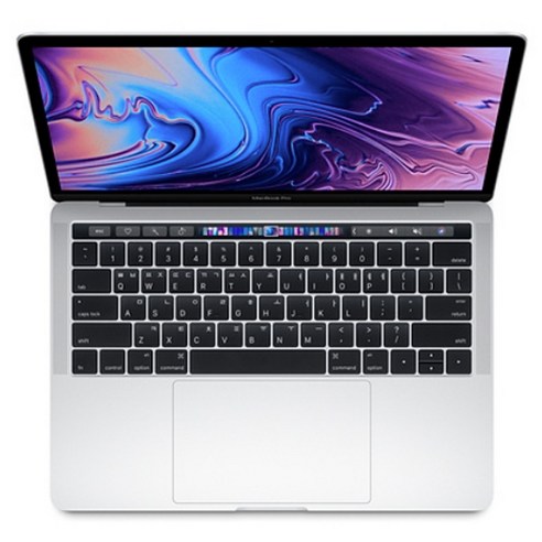 Apple 2019년 맥북 프로 터치바 13, 실버, i5-2.4GHz quad-core, SSD 256GB, 8GB