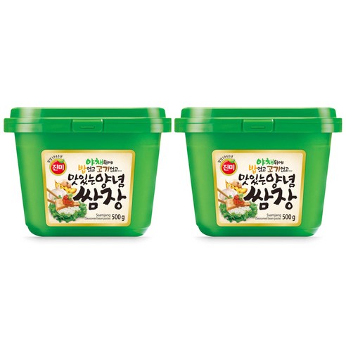 [진미] 맛있는 양념쌈장, 500g, 2개