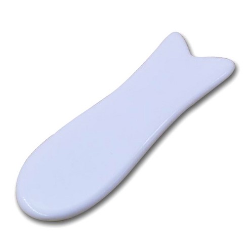 라이프포인트 괄사 지압 마사지기, 1개, 화이트(물고기)