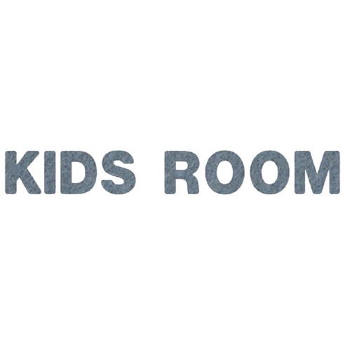 와니데코_접착이니셜 _KIDS ROOM, 그레이