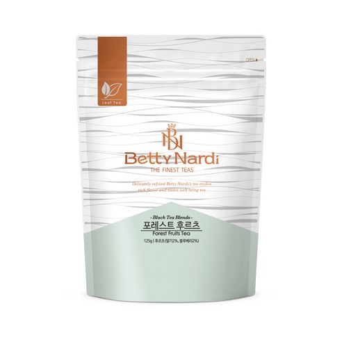 베티나르디 포레스트 후르츠 지퍼백, 125g, 1개