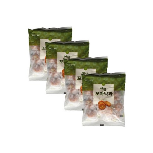 롯데제과 한입 꼬마 약과, 200g, 4개