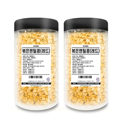 고미네 볶은 레드 렌틸콩, 220g, 2개