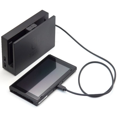 모모켓 독연장케이블 닌텐도 스위치 전용 독케이블 개선형 1개입 E60-블랙, E60-독연장케이블, 1세트
